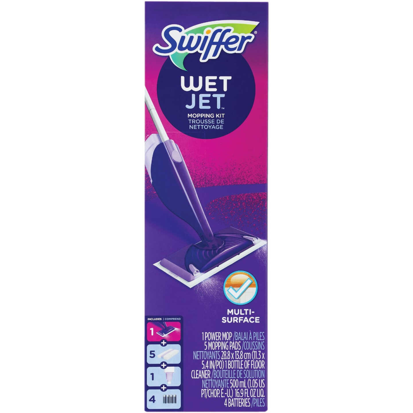 Swiffer WetJet Multi Surface Floor Cleaner Spray Mop Pad Refill, 24 ct -  Foods Co.