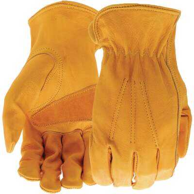 Boss Men's Small Grain Cowhide Leather Work Glove